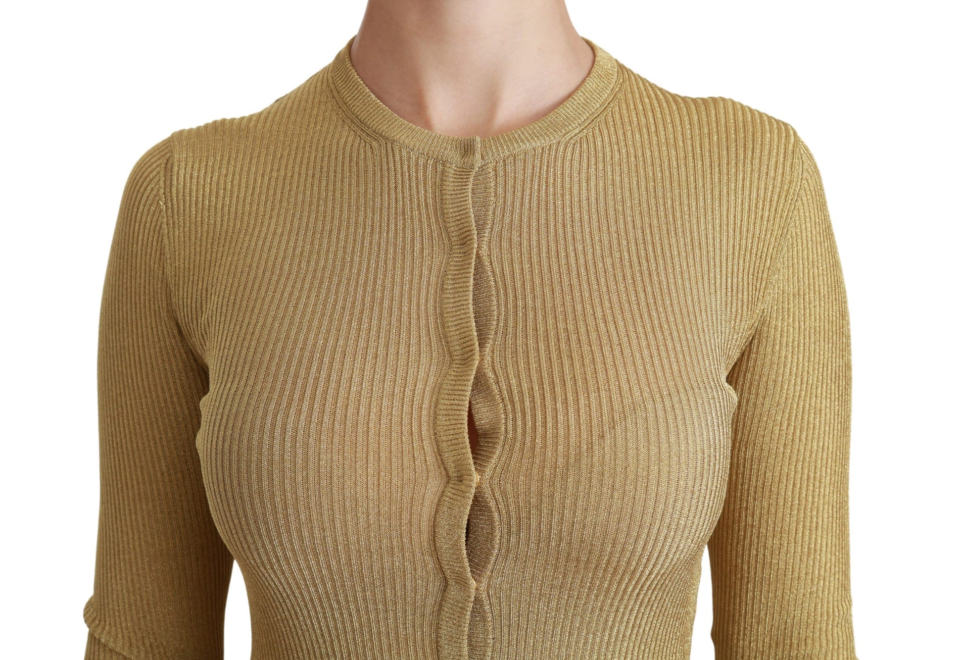 Knitted sweater with off-the-shoulder design
