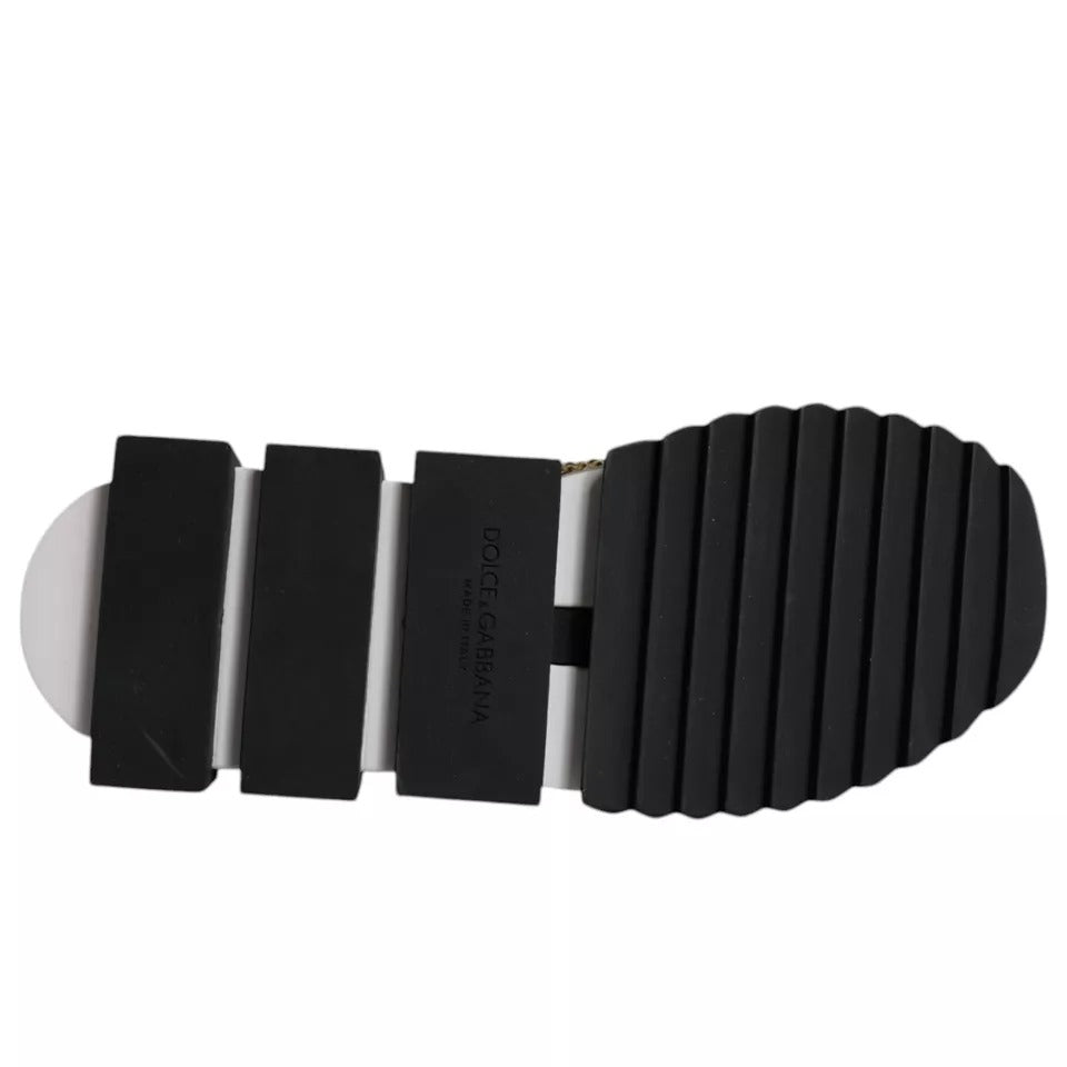 Black shoe with black sole and heel