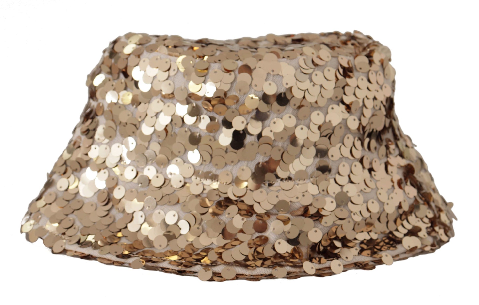 Gold sequined hat