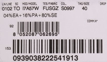 Barcode on a label