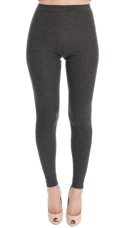 Pair of black leggings on a mannequin