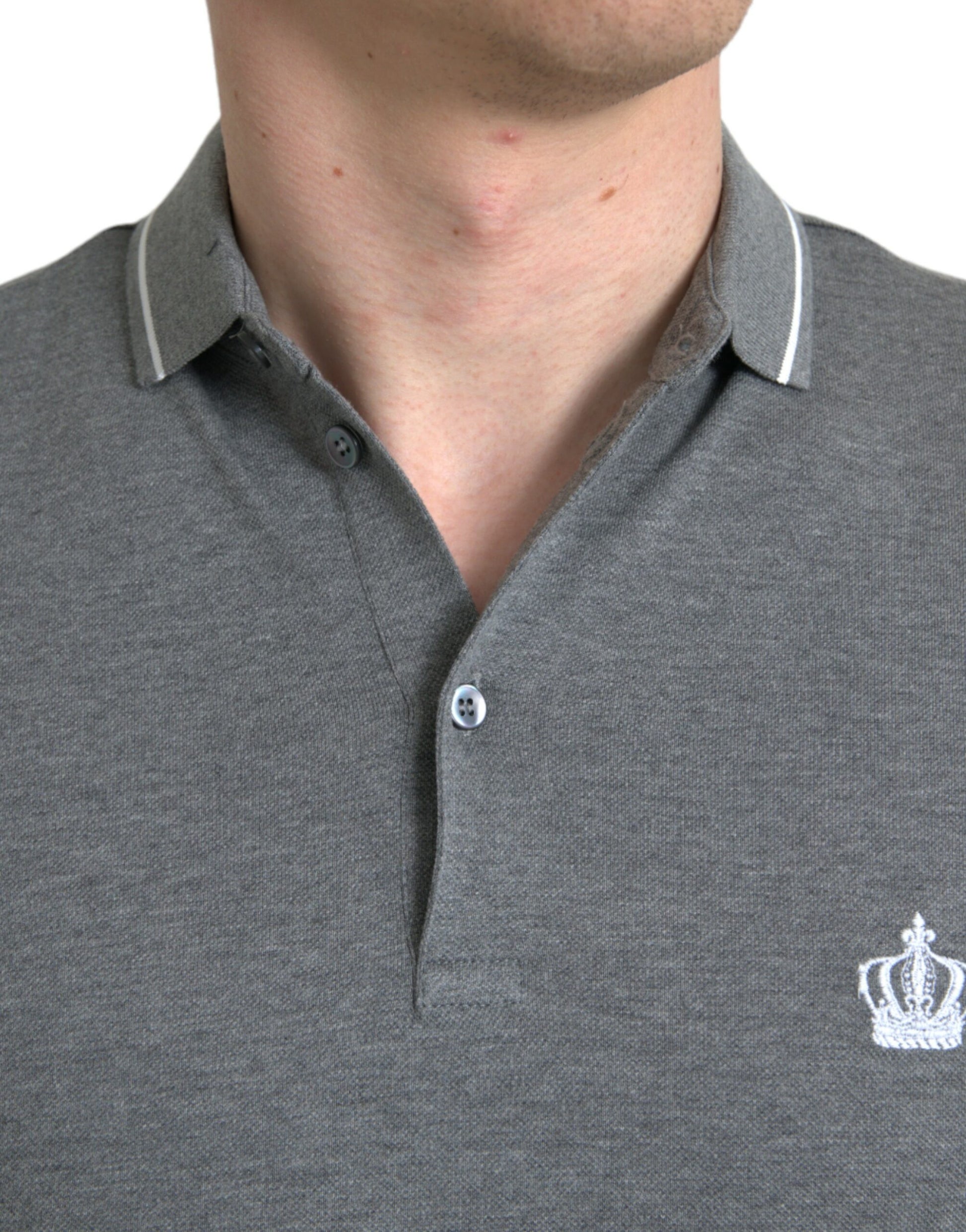 Man wearing polo shirt