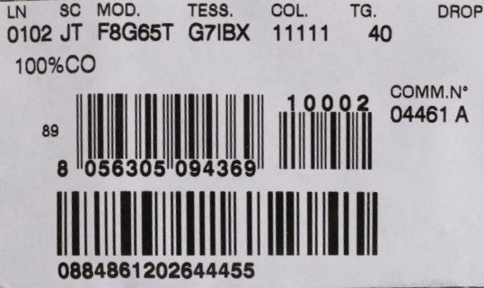 Barcode on a package