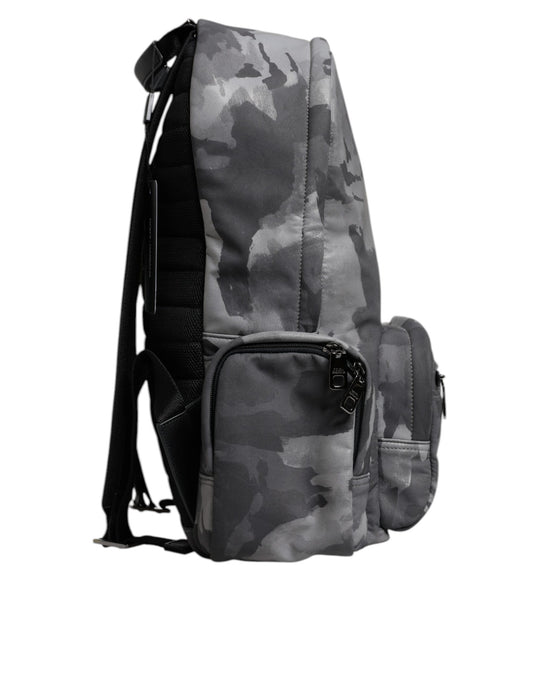 Camouflage backpack with multiple compartments
