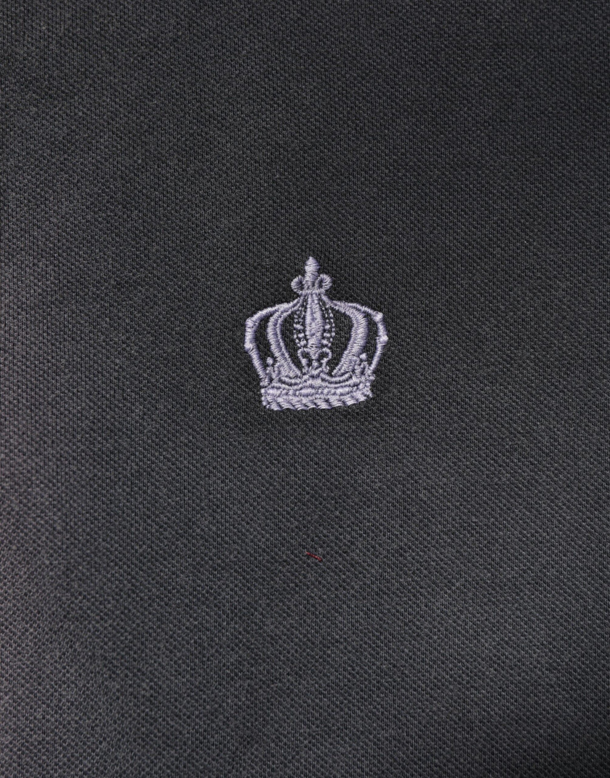 Crown embroidered on fabric