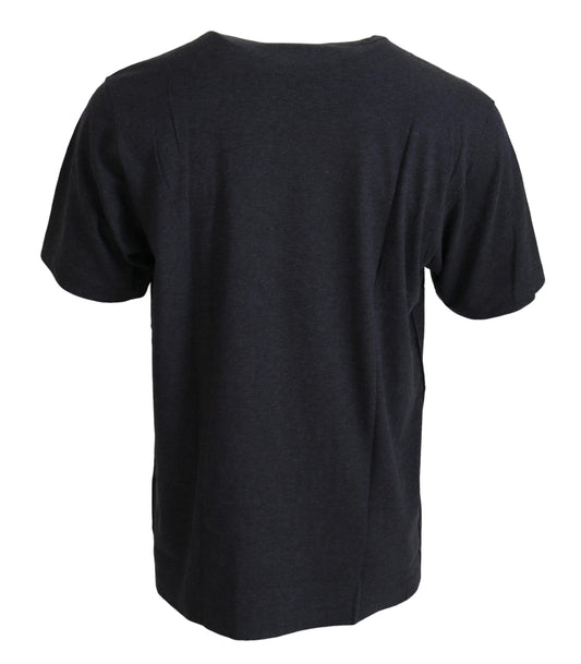 Black t-shirt on hanger