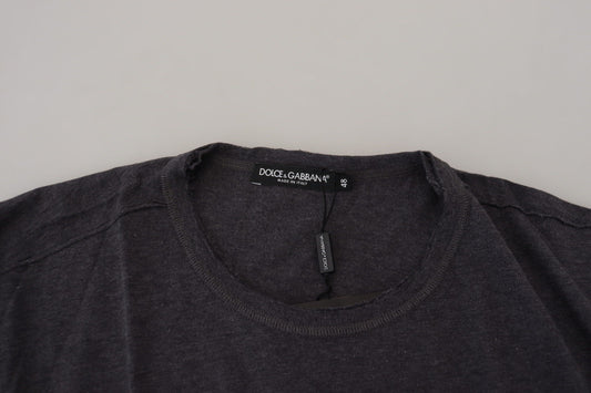 Black t-shirt on hanger