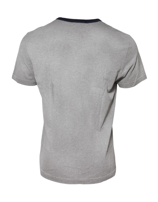 Grey short sleeve t-shirt on a mannequin