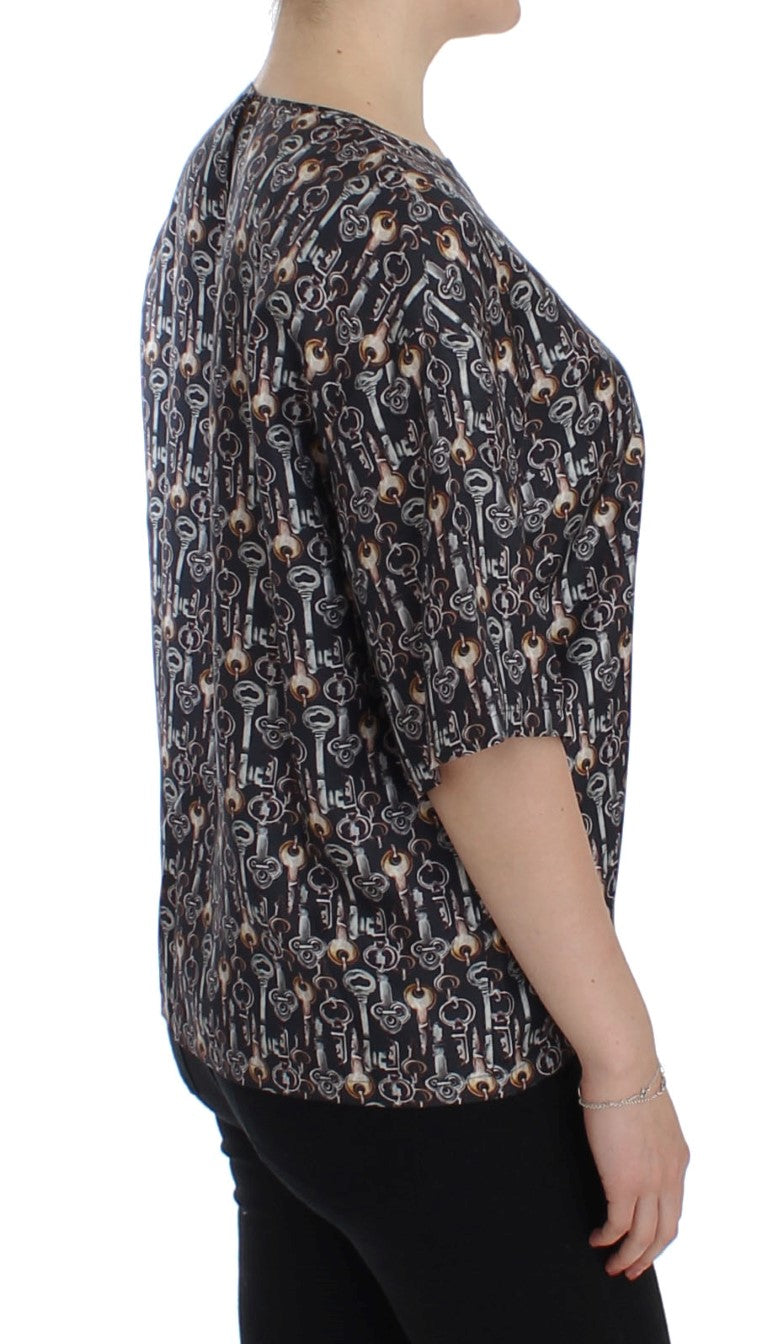 Black top with cat print