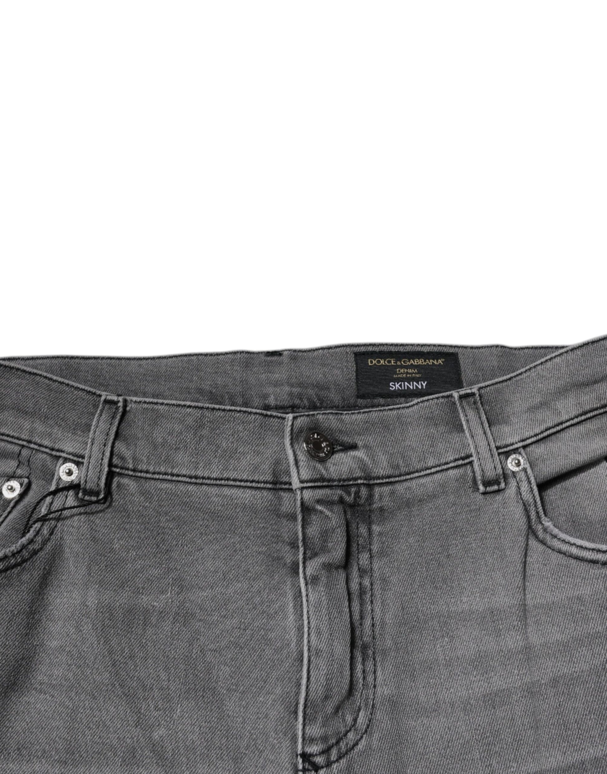 Pair of blue jeans on a hanger