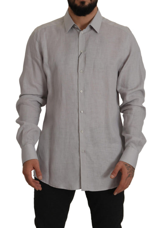 Man wearing long sleeve shirt