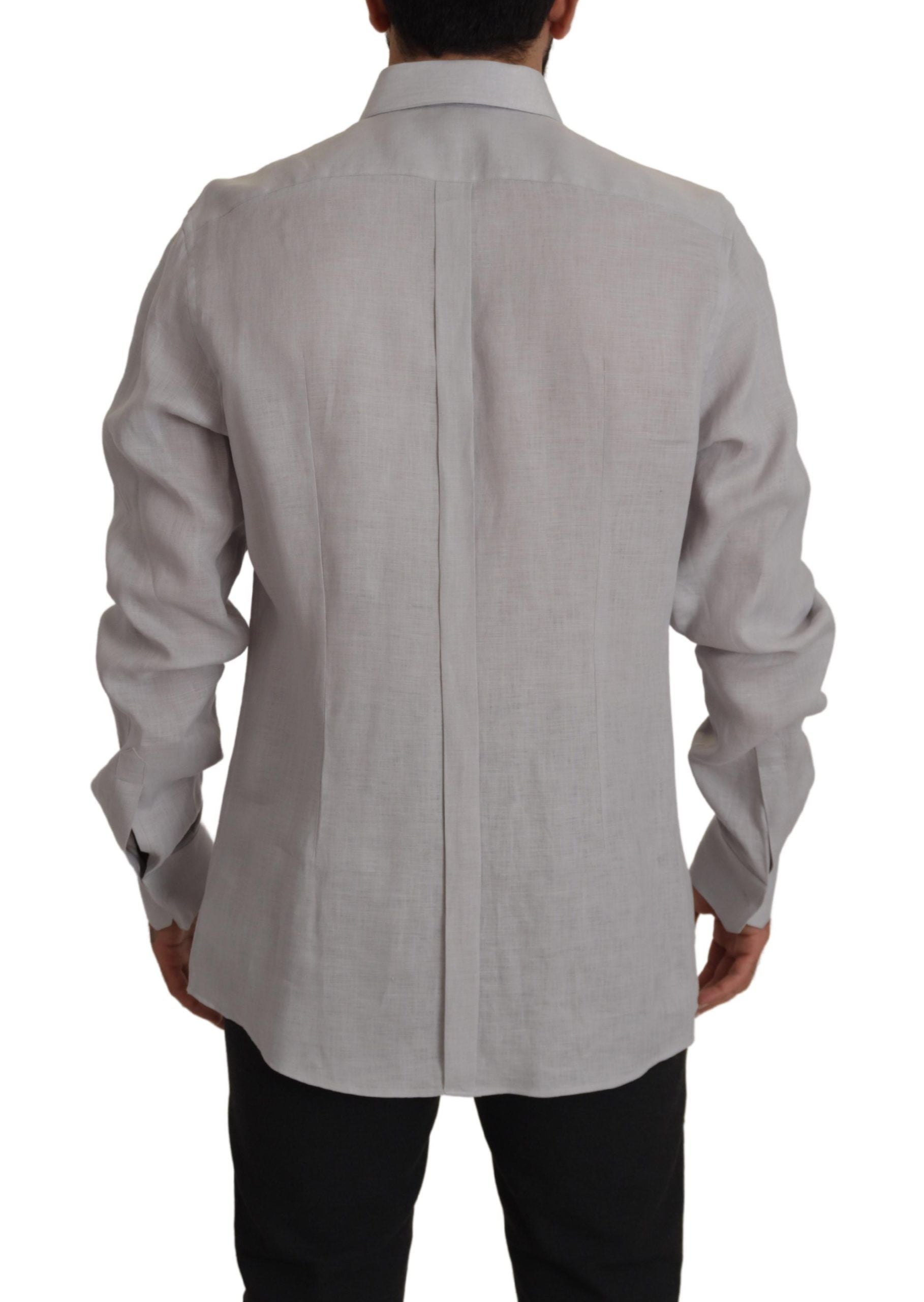Man wearing long sleeve shirt
