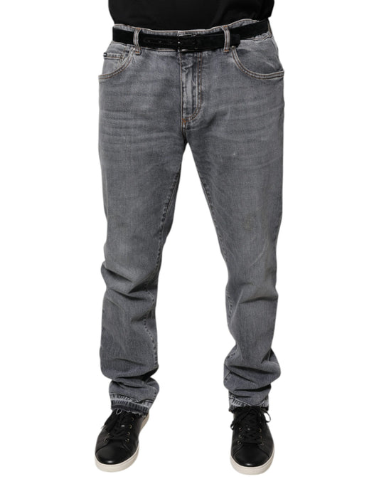 Pair of blue jeans on a mannequin
