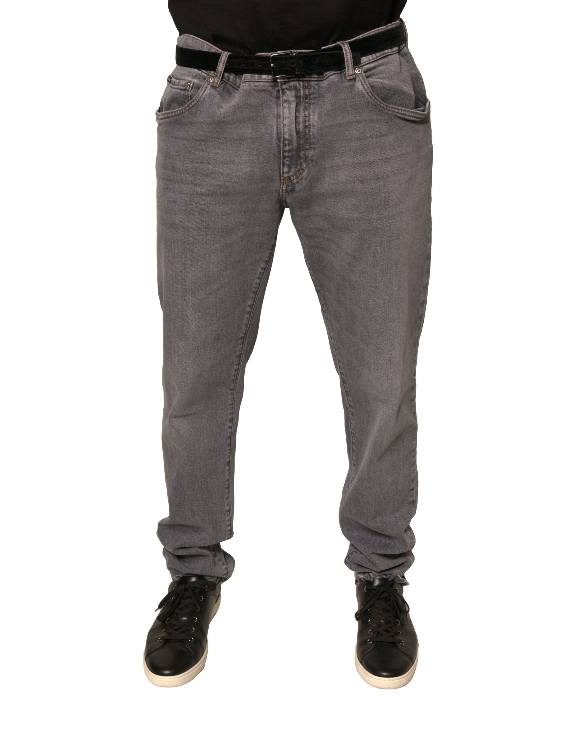 Pair of blue jeans on a mannequin