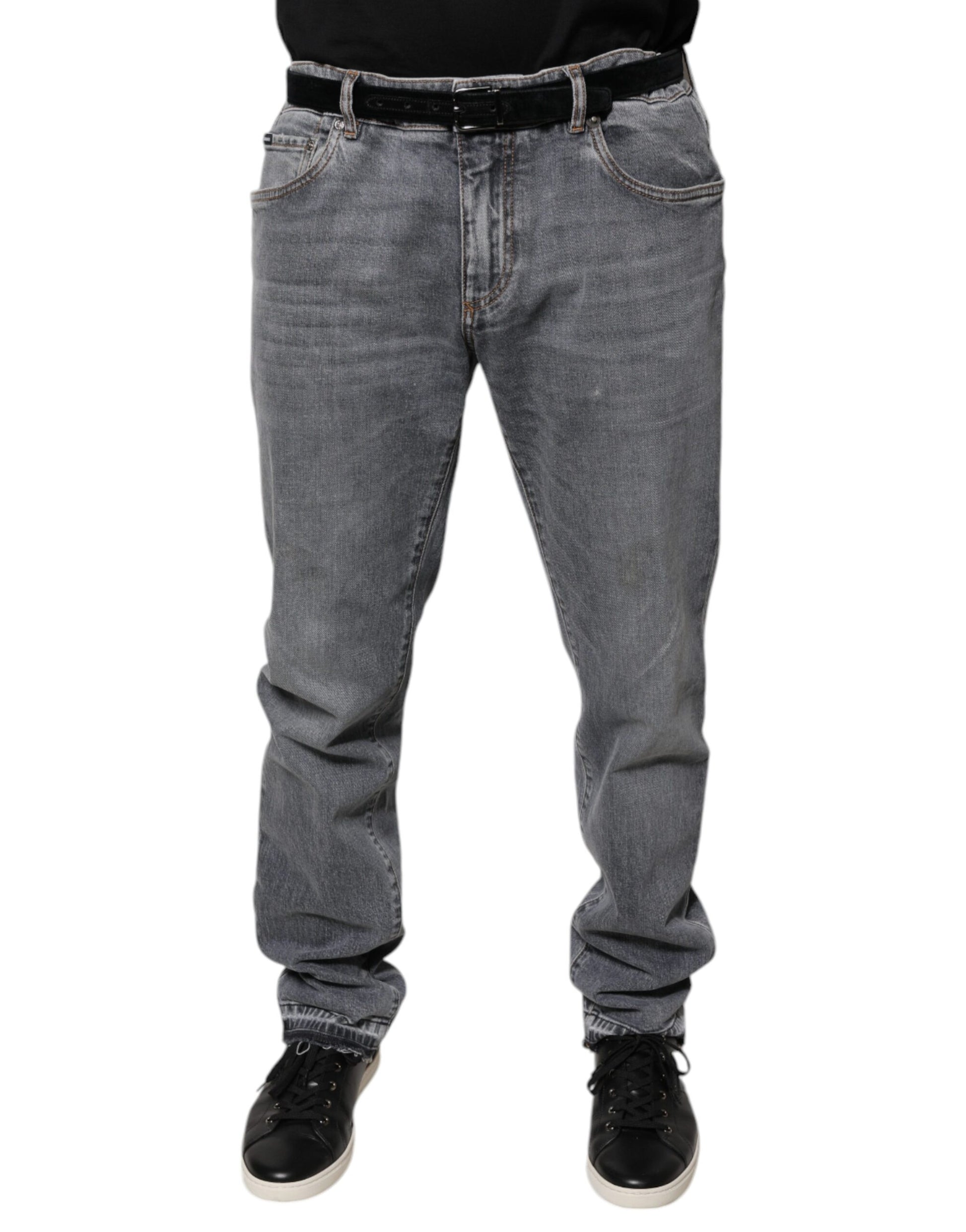 Pair of blue jeans on a mannequin
