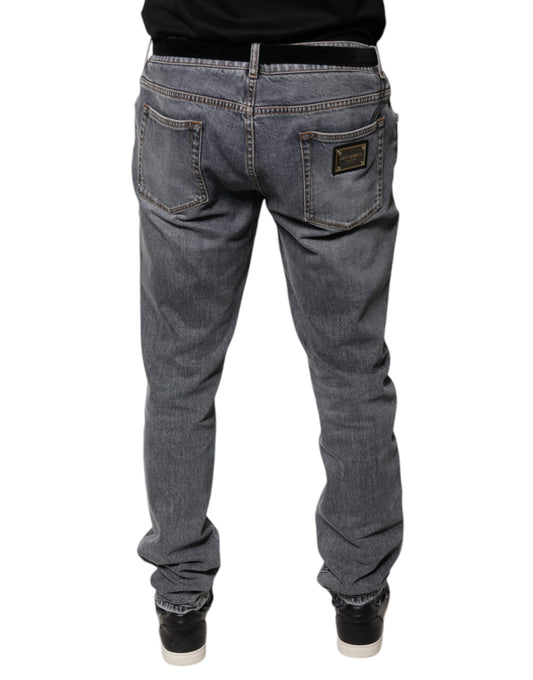 Pair of blue jeans on a mannequin