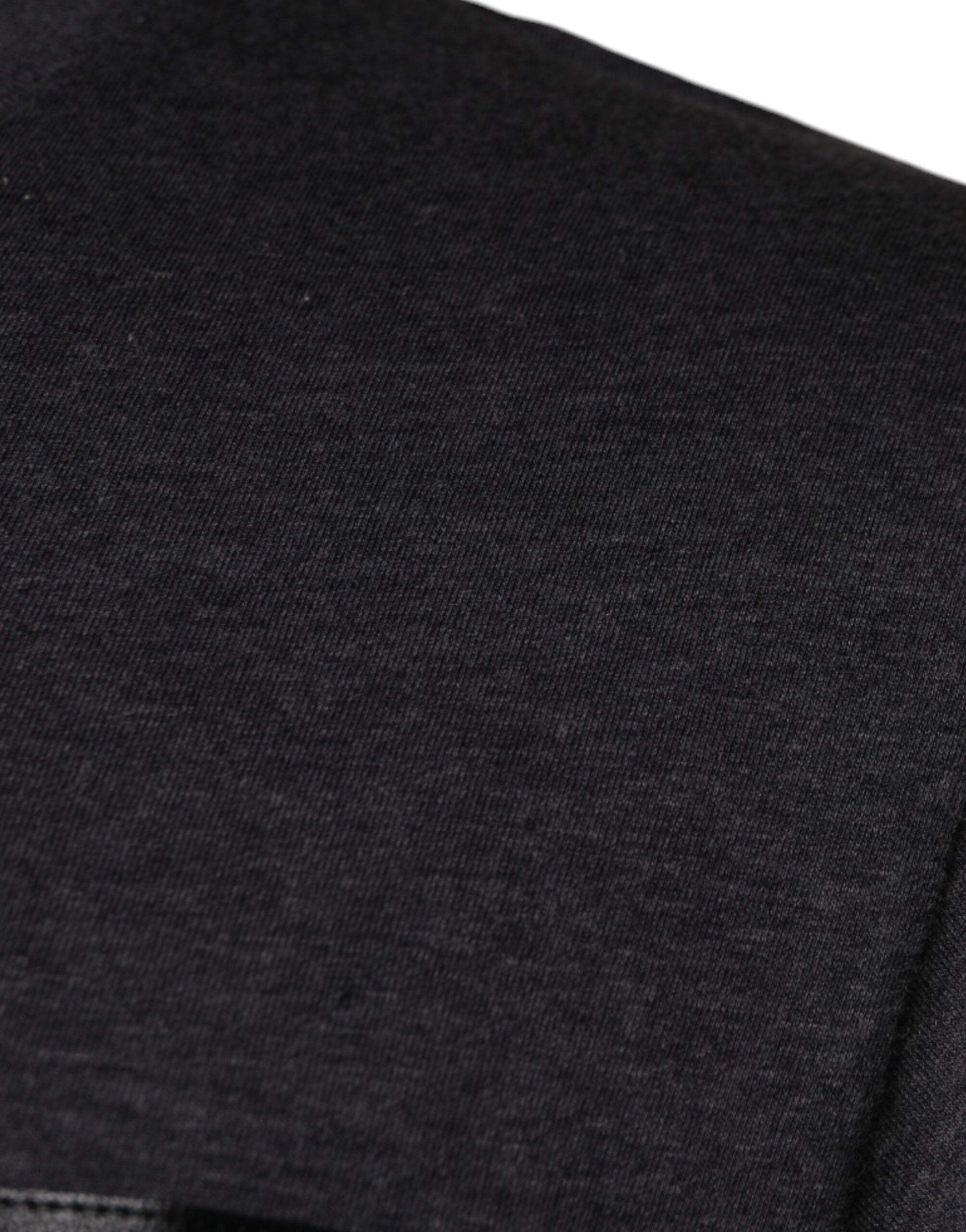 Black fabric material
