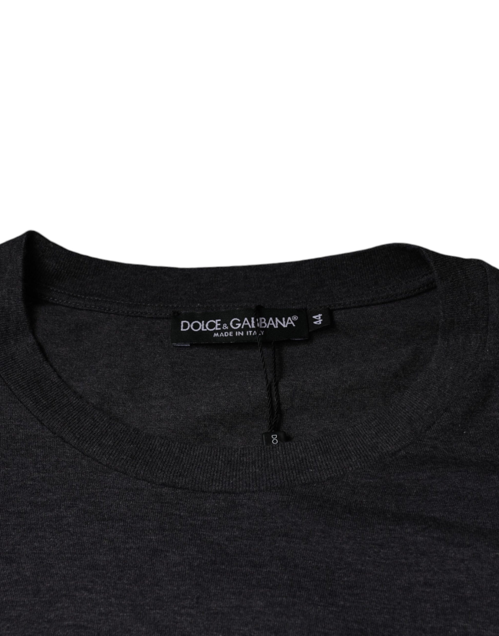Dark gray long sleeve shirt with a zipper in front