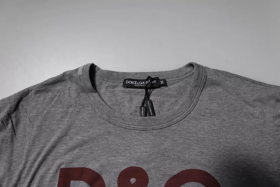 Grey t-shirt on hanger