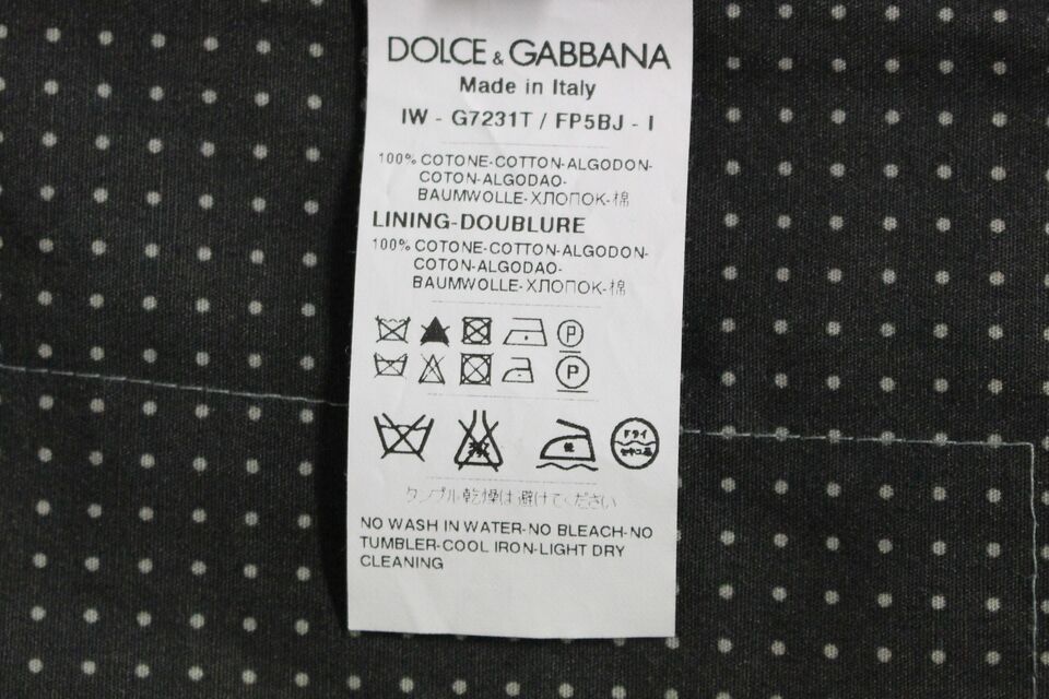 A gray polka dot vest gilet from Dolce & Gabbana
