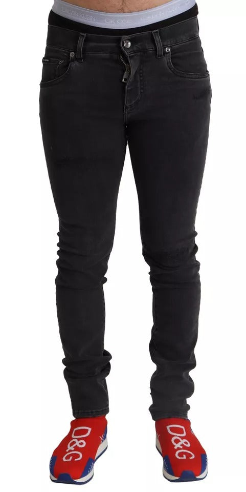 Pair of black skinny jeans