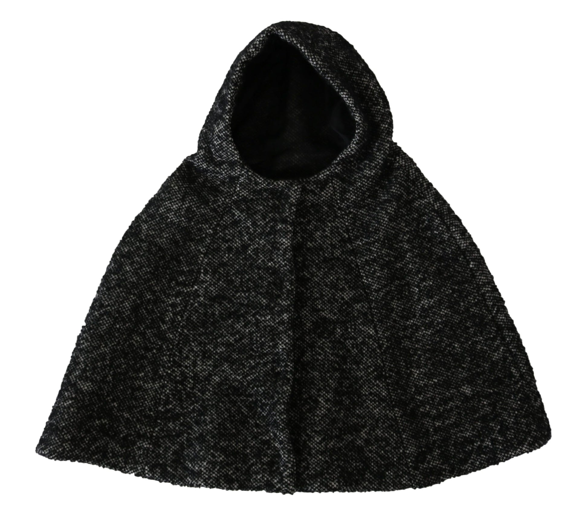 Black hooded sweatshirt with a zipper