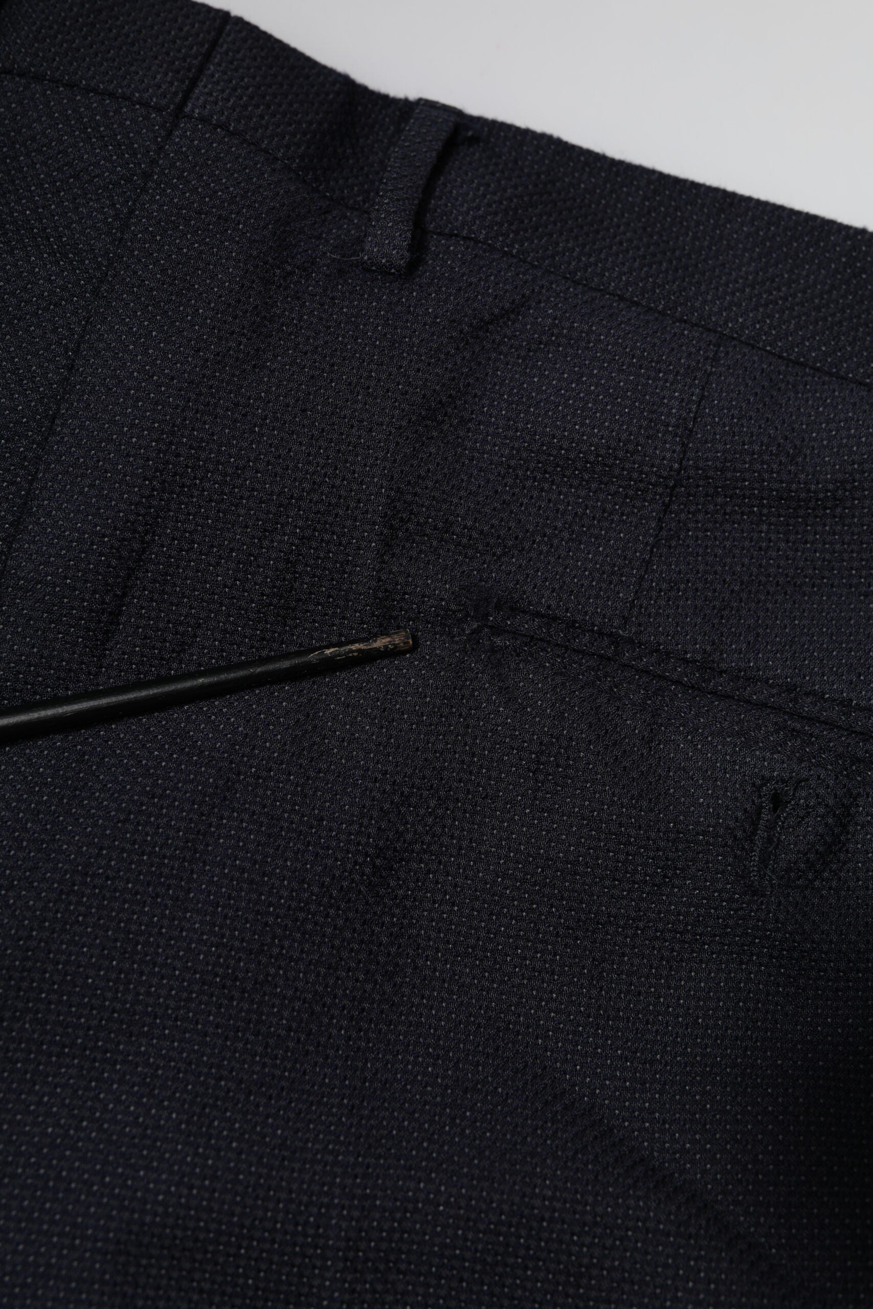A pair of gray wool formal trousers from Dolce & Gabbana