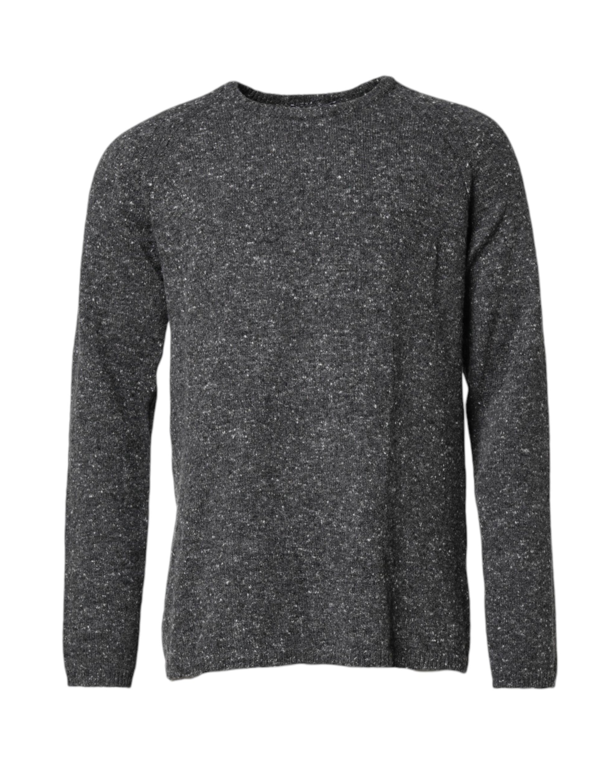Long sleeve sweater with glittery texture