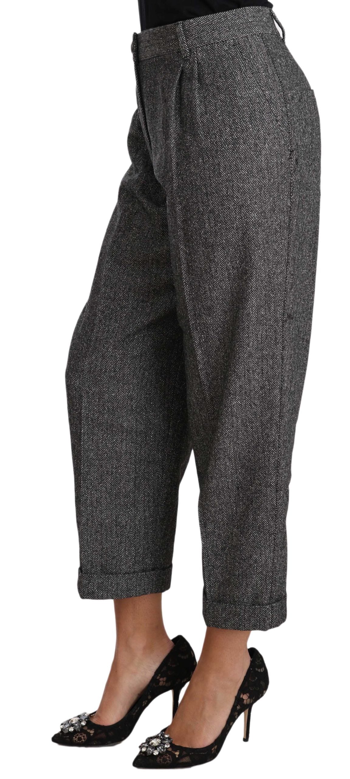 Pair of women's trousers with a patterned design