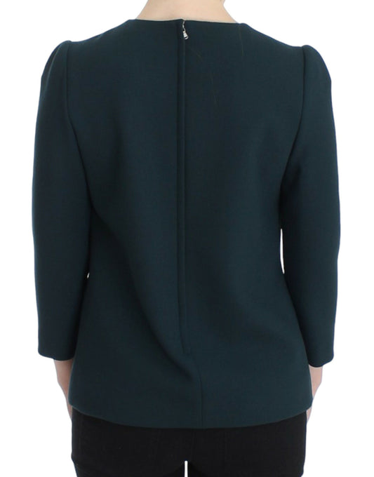 Dark blue jacket with zippered back