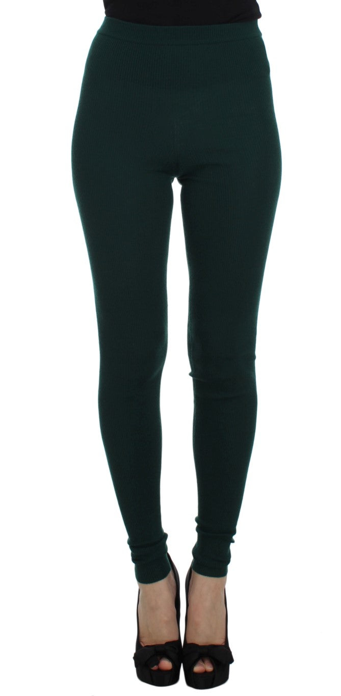 Pair of black leggings on a mannequin