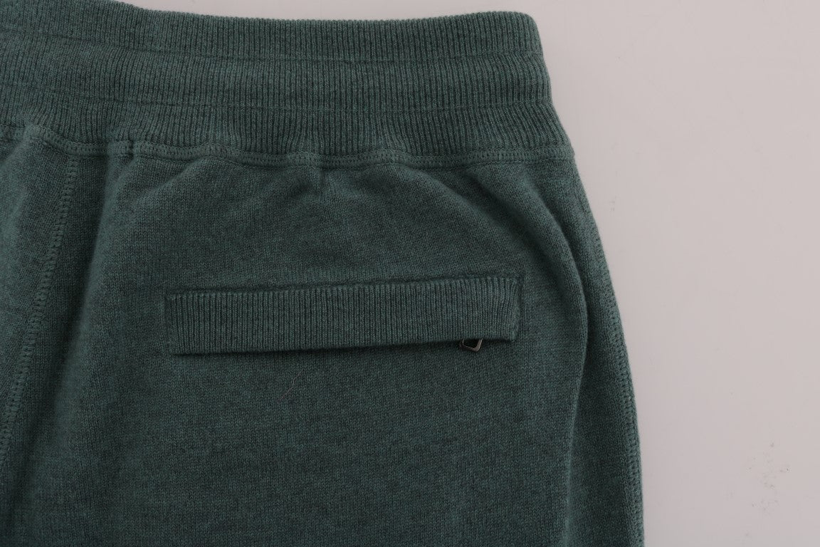 Pair of dark green socks