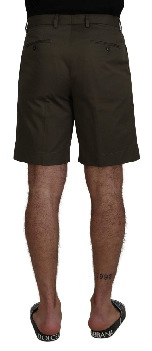 Pair of brown cargo shorts