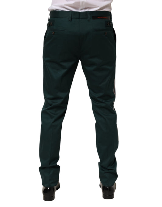 A pair of green men's formal dress pants by Dolce & Gabbana
