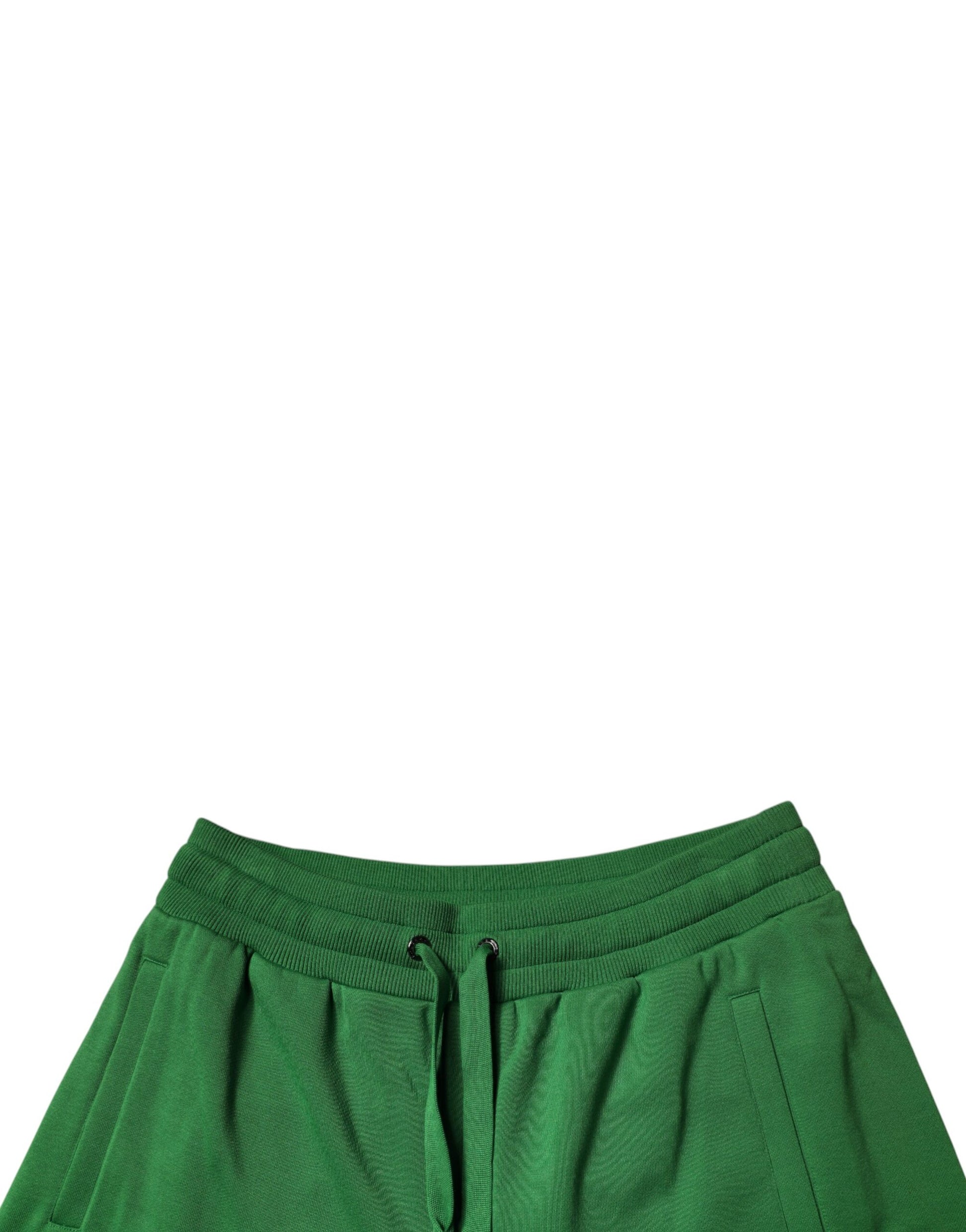 Green skirt with elastic waistband