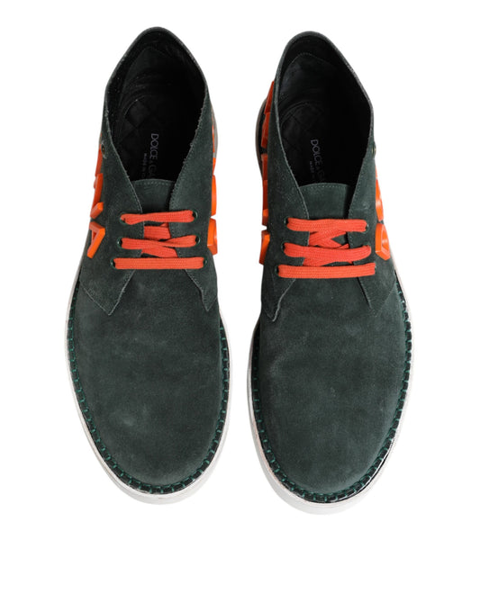 Pair of black shoes with red laces
