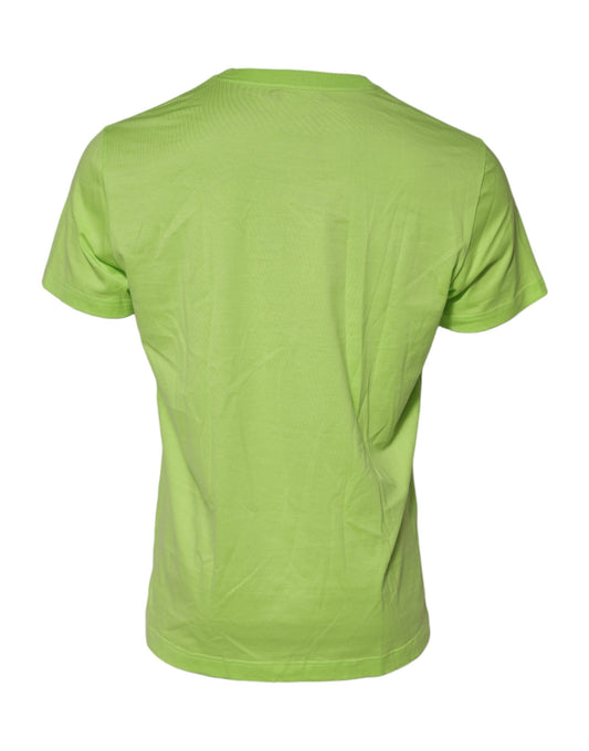 Green short sleeved shirt on a mannequin