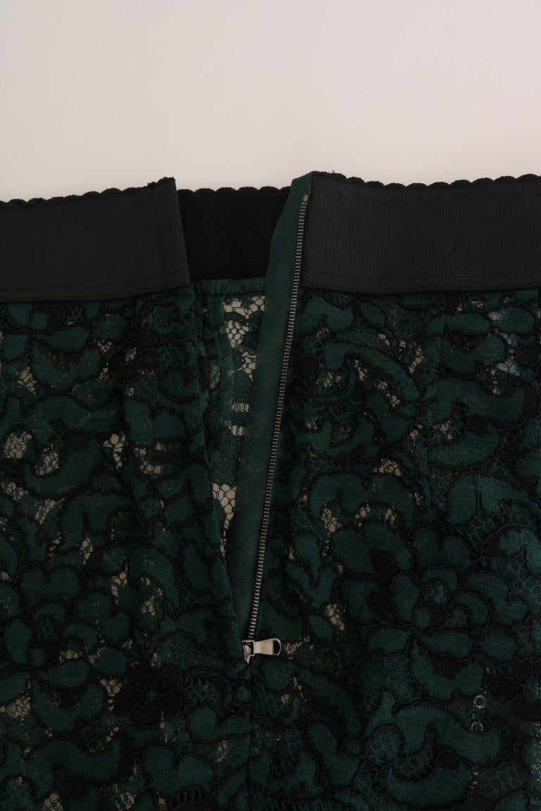 Black lace jacket with zipper closure