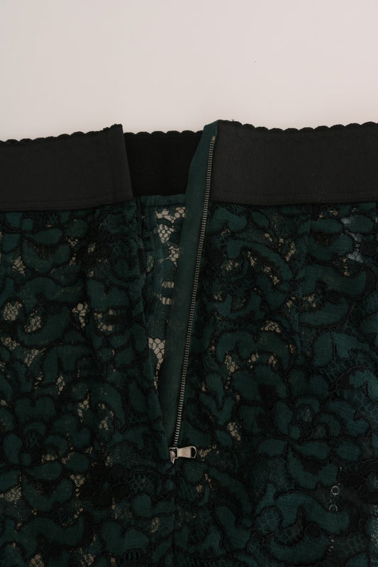 Black lace jacket with zipper closure