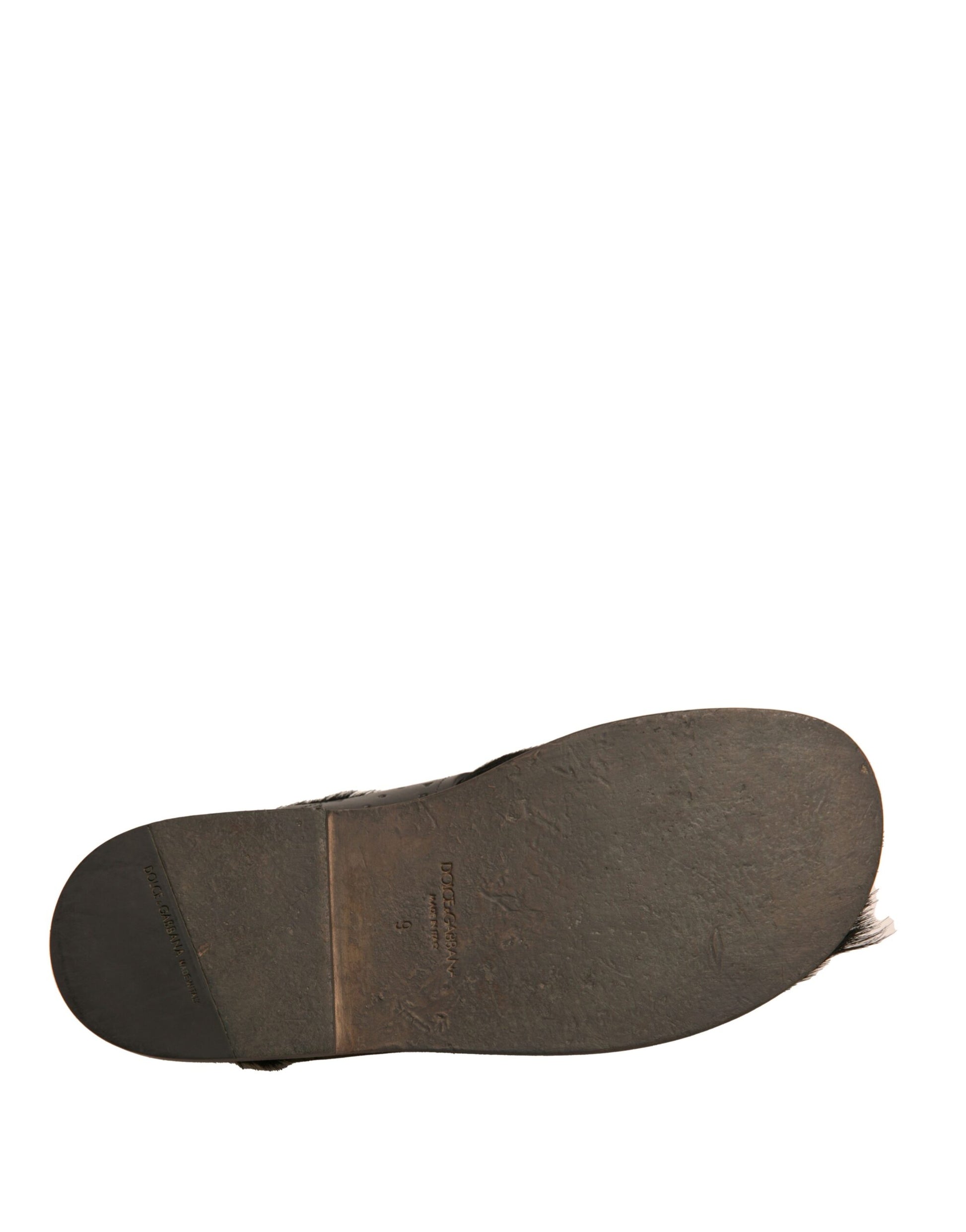 Footwear item on display