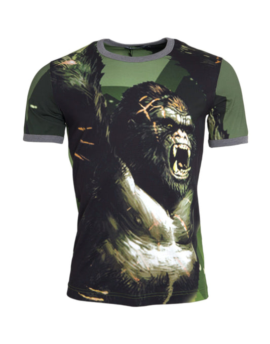 The shirt features a graphic of a gorilla on the front