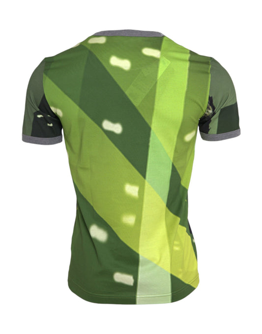 Green and yellow jersey on a mannequin