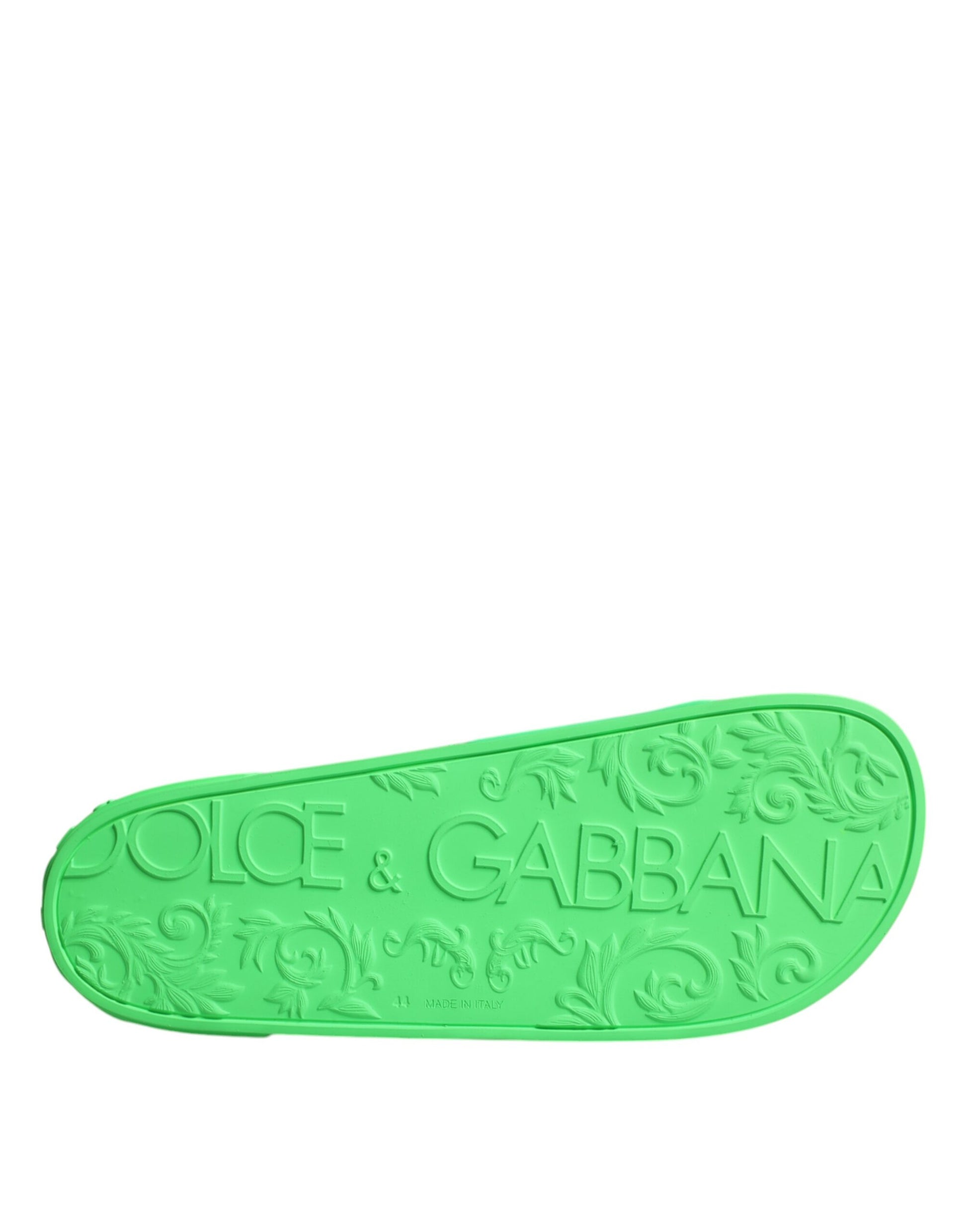 Green shoe stamp with brand name "OLE & CABANA