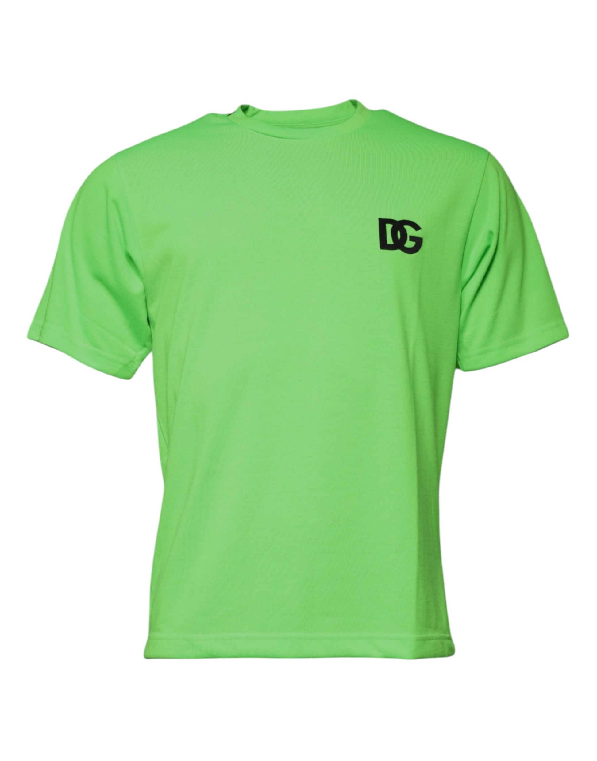 Green t-shirt on hanger