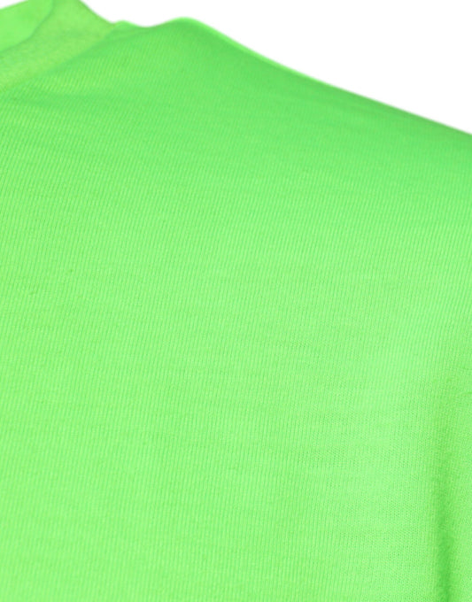 Bright green fabric material