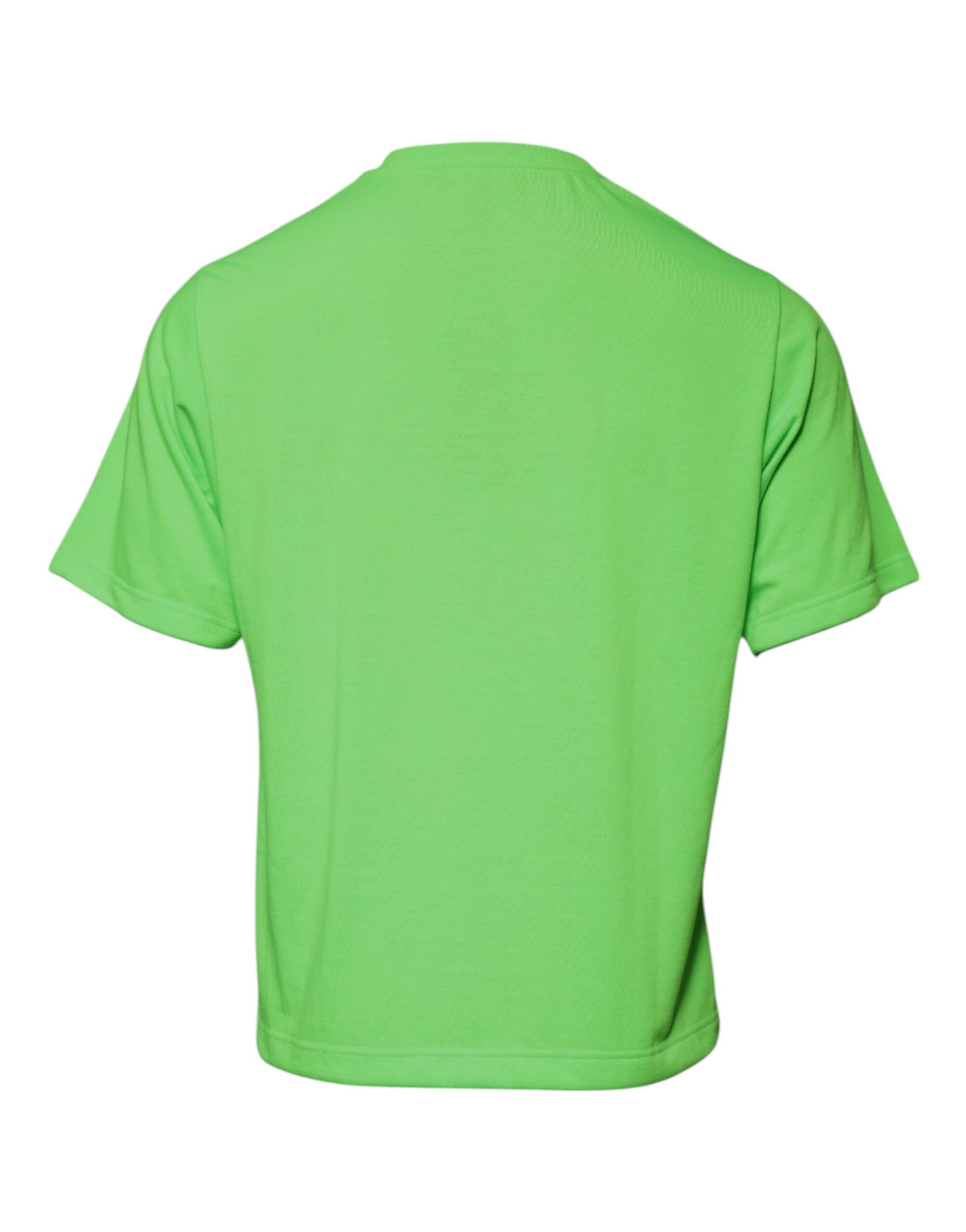 Green t-shirt on a hanger