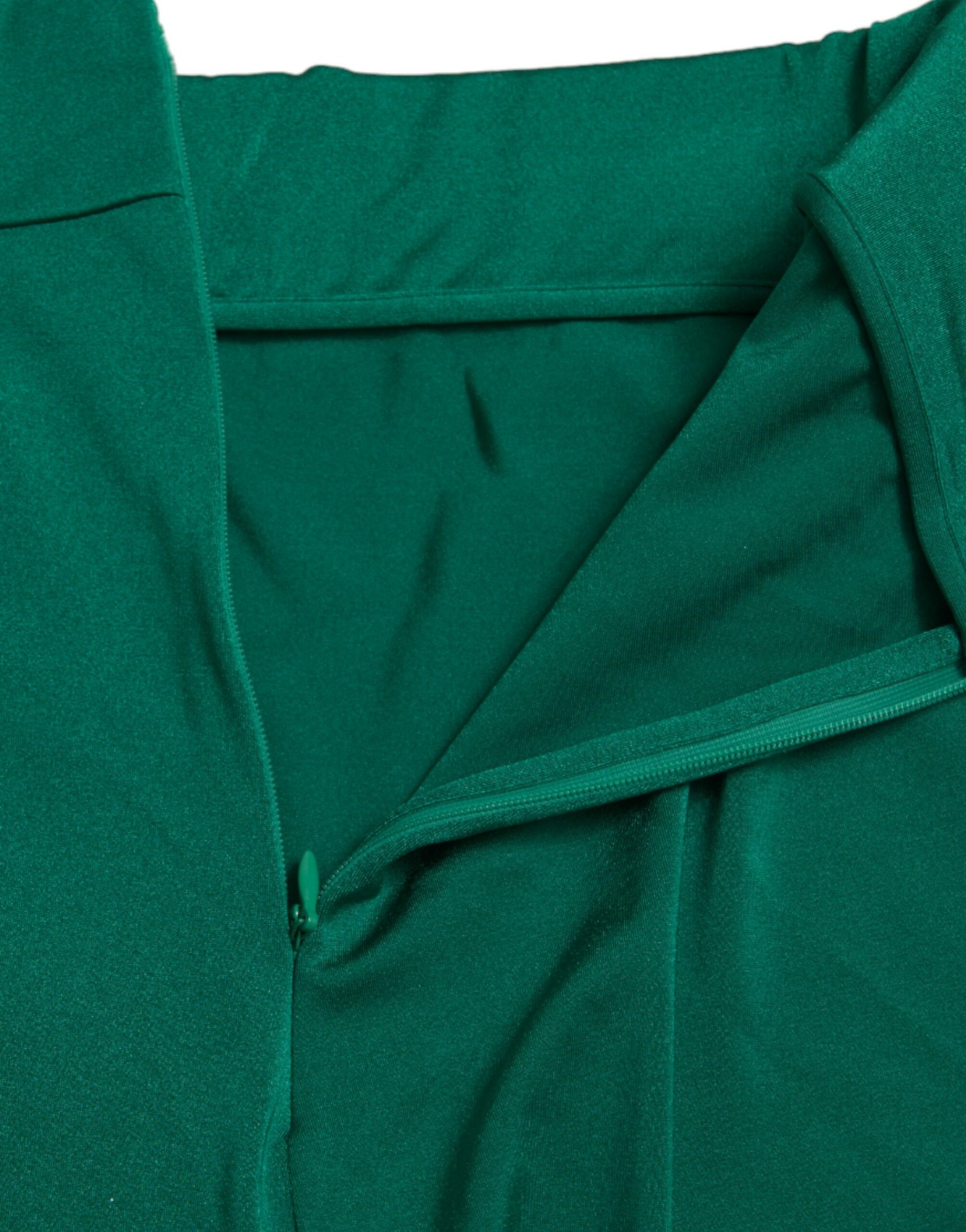 Green hoodie with zipper