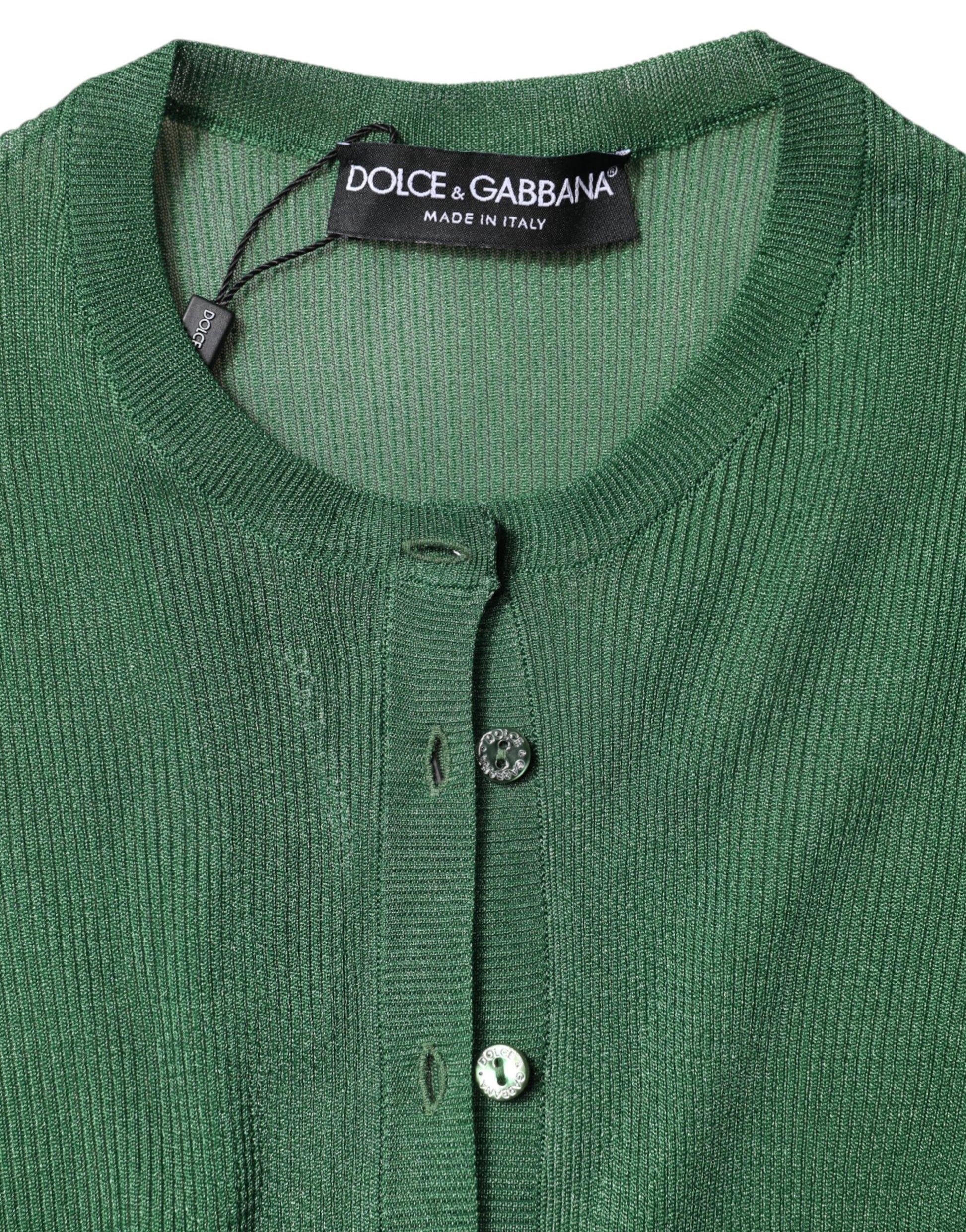 Green sweater on hanger