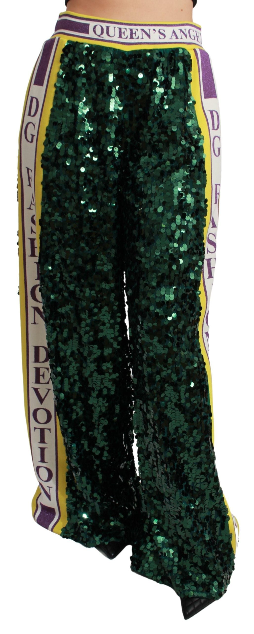 Glittery disco pants with sequins