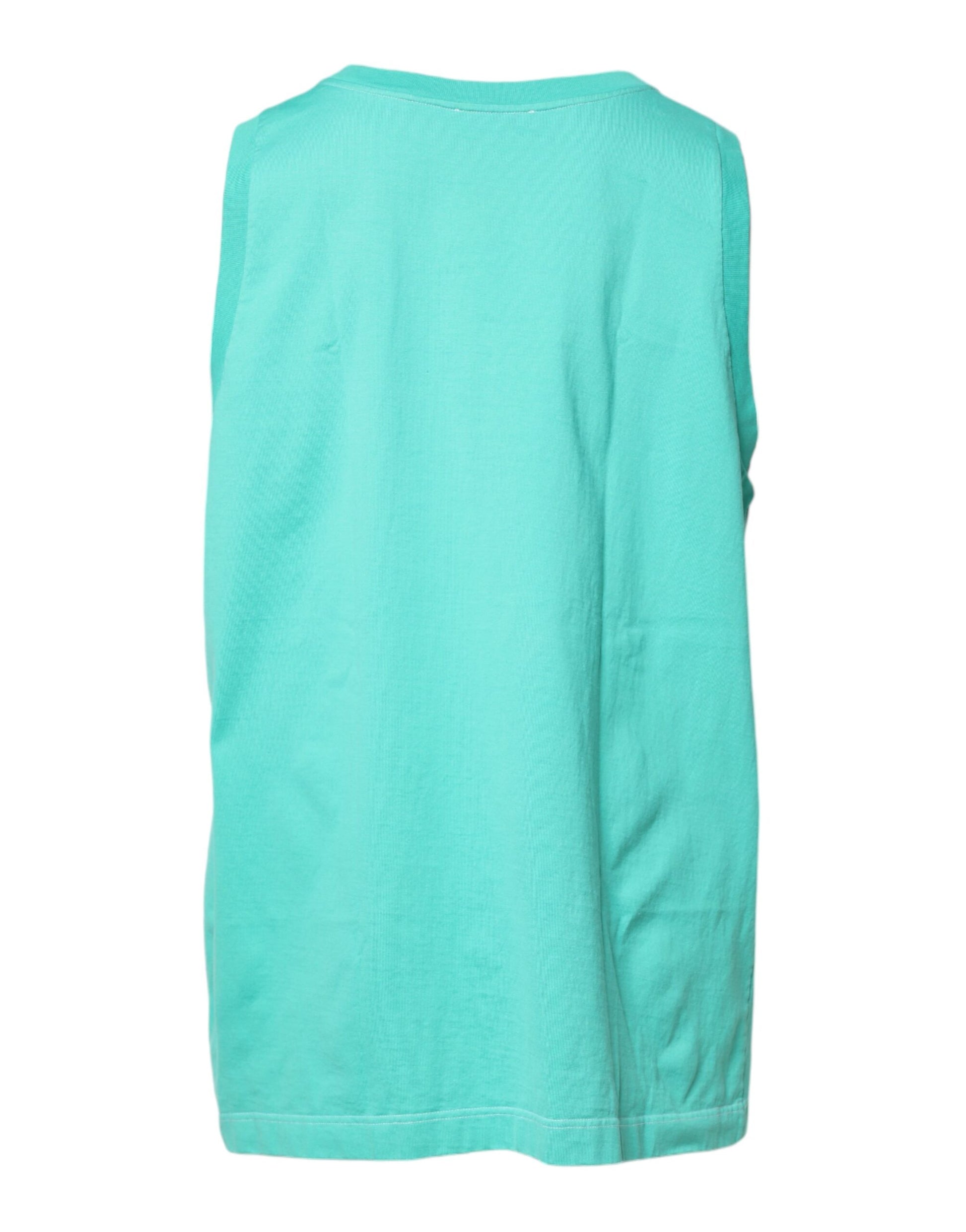 Light blue sleeveless top